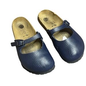 Bibis By Birkenstock Mary Jane Clogs Leather Slip On  ‎ Women's 36